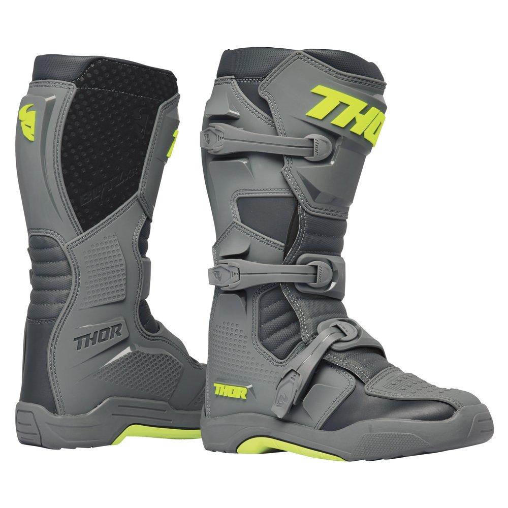 THOR Blitz XR Motocross Stiefel grau grau