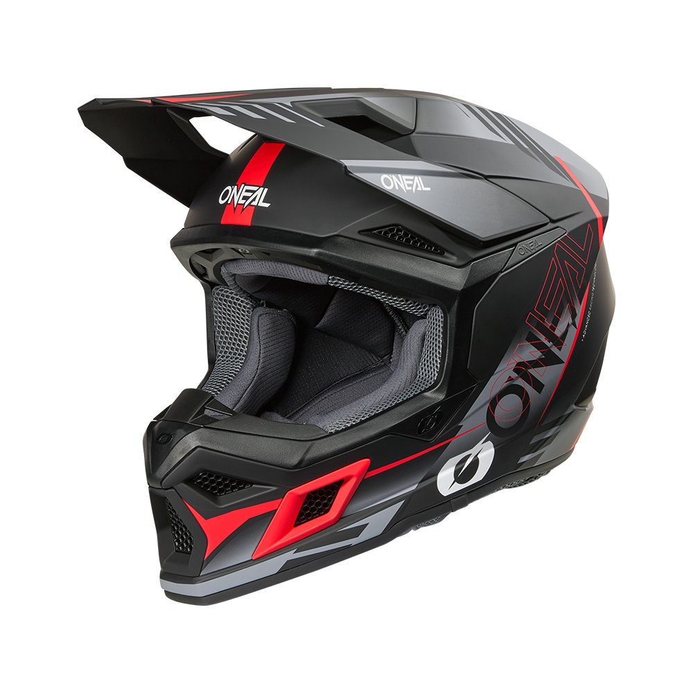 ONEAL 3SRS Motocross Helm Haze schwarz/grau/rot ONEAL 3SRS Motocross Helm Haze schwarz/grau/rot