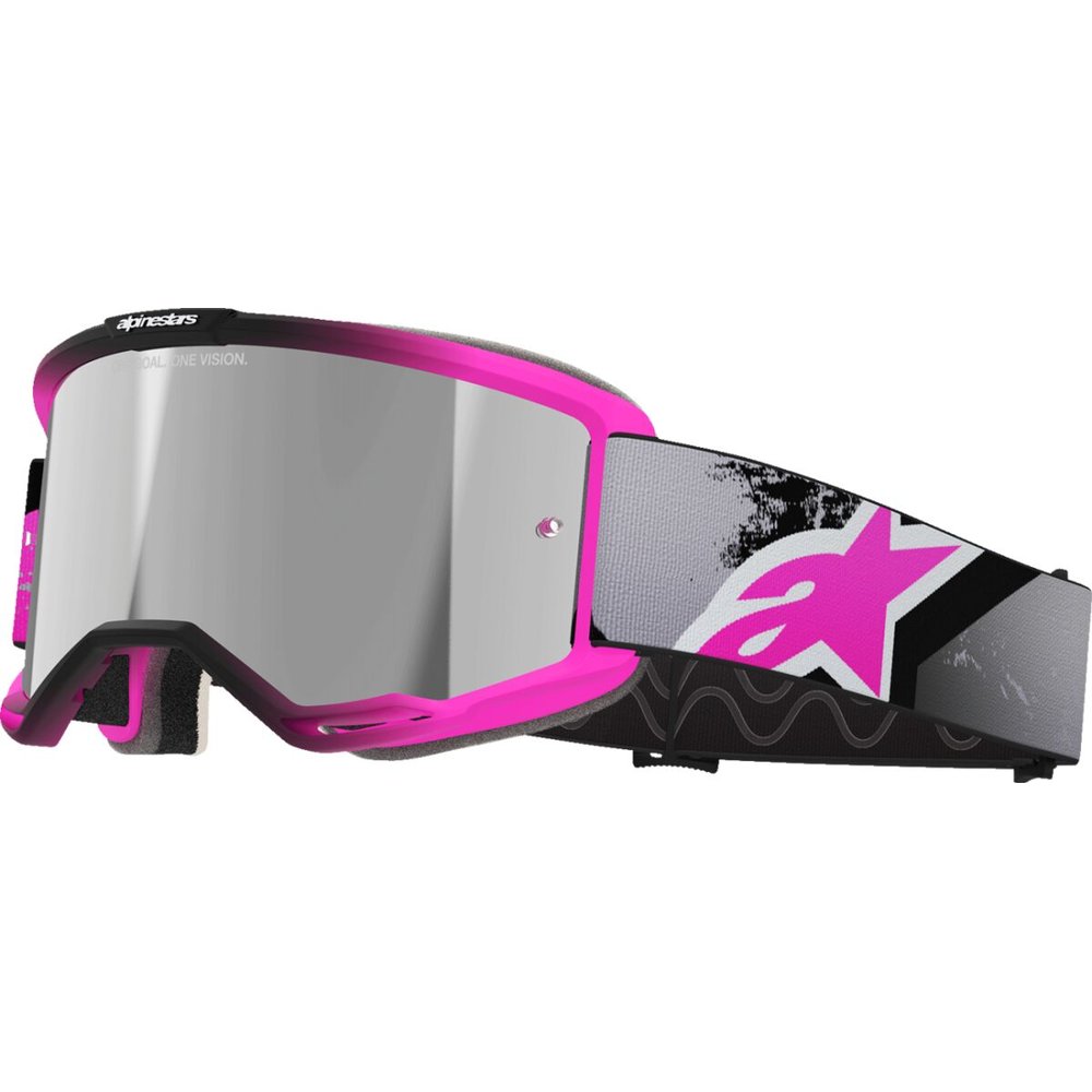 ALPINESTARS Vision 8 Lahnd Brille iron/pink verspiegelt-silber