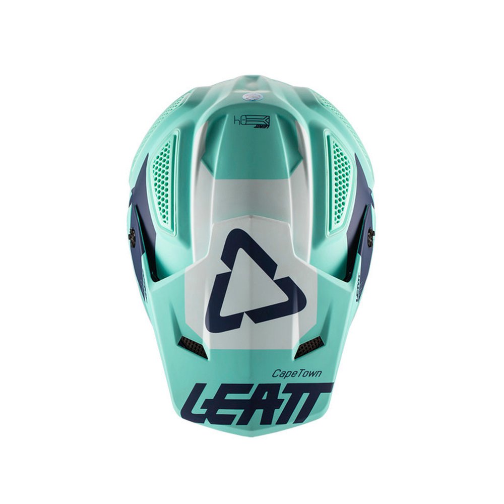 LEATT GPX 5.5 Composite Motocrosshelm grün-blau-weiss