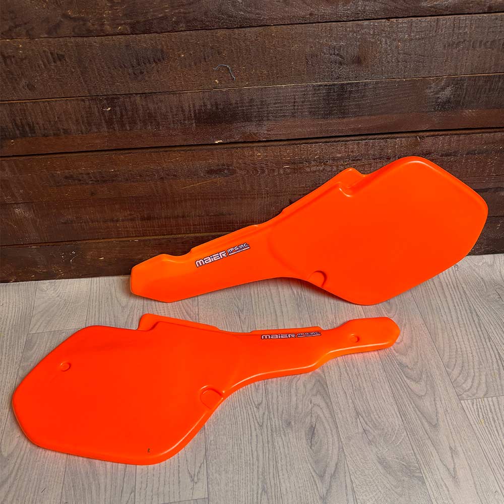 MAIER 20907 Seitenteile passend für Kawasaki KX 125/250/500 1987 orange