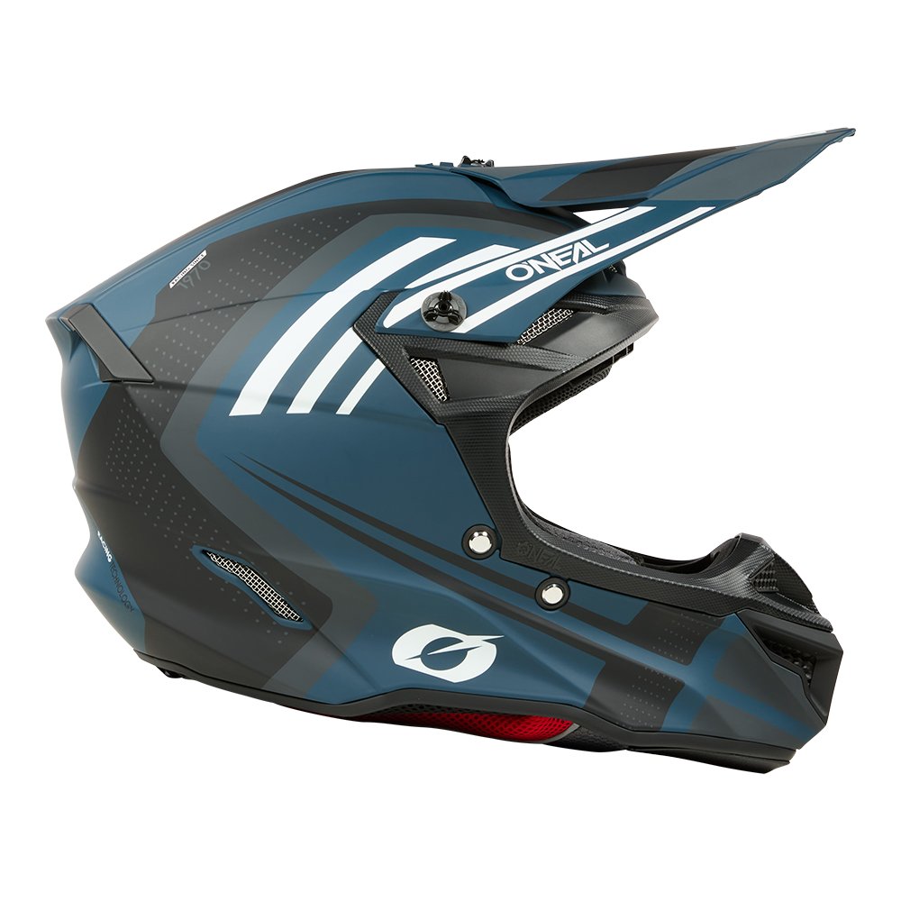 ONEAL 5SRS Polyacrylite Helm Spike blau weiss