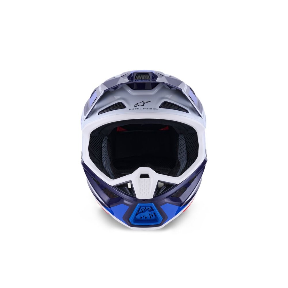 ALPINESTARS Supertech M7 Rise Motocross Helm blau/weiss ALPINESTARS Supertech M7 Rise Motocross Helm blau/weiss
