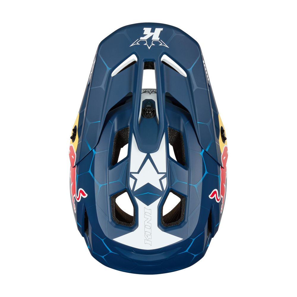KINI RED BULL EC MTB Helm 1.0 blau/weiss KINI RED BULL EC MTB Helm 1.0 blau/weiss