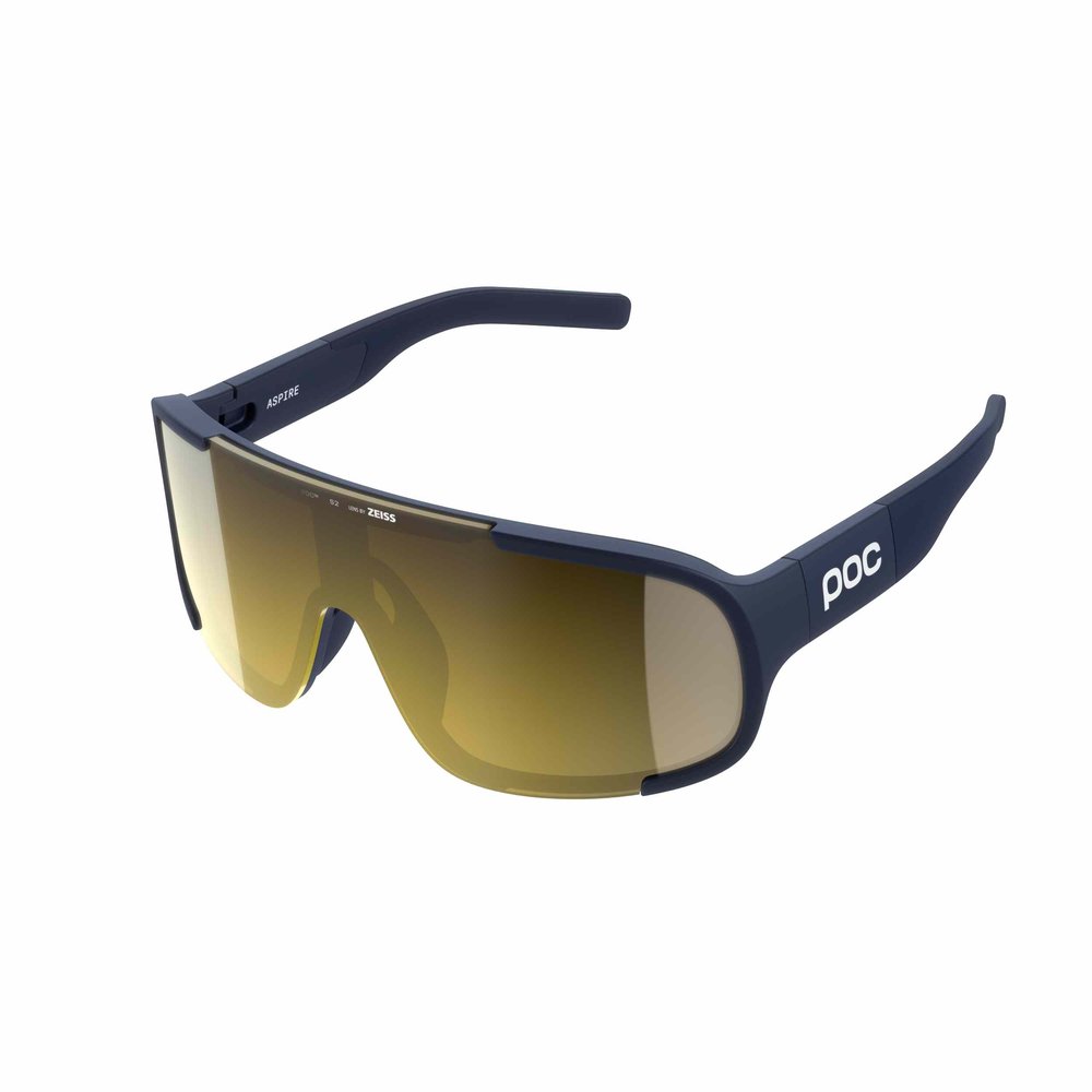 POC Aspire Gravel Brille Apatite Navy/Clarity Road/Partly Sunny Gold