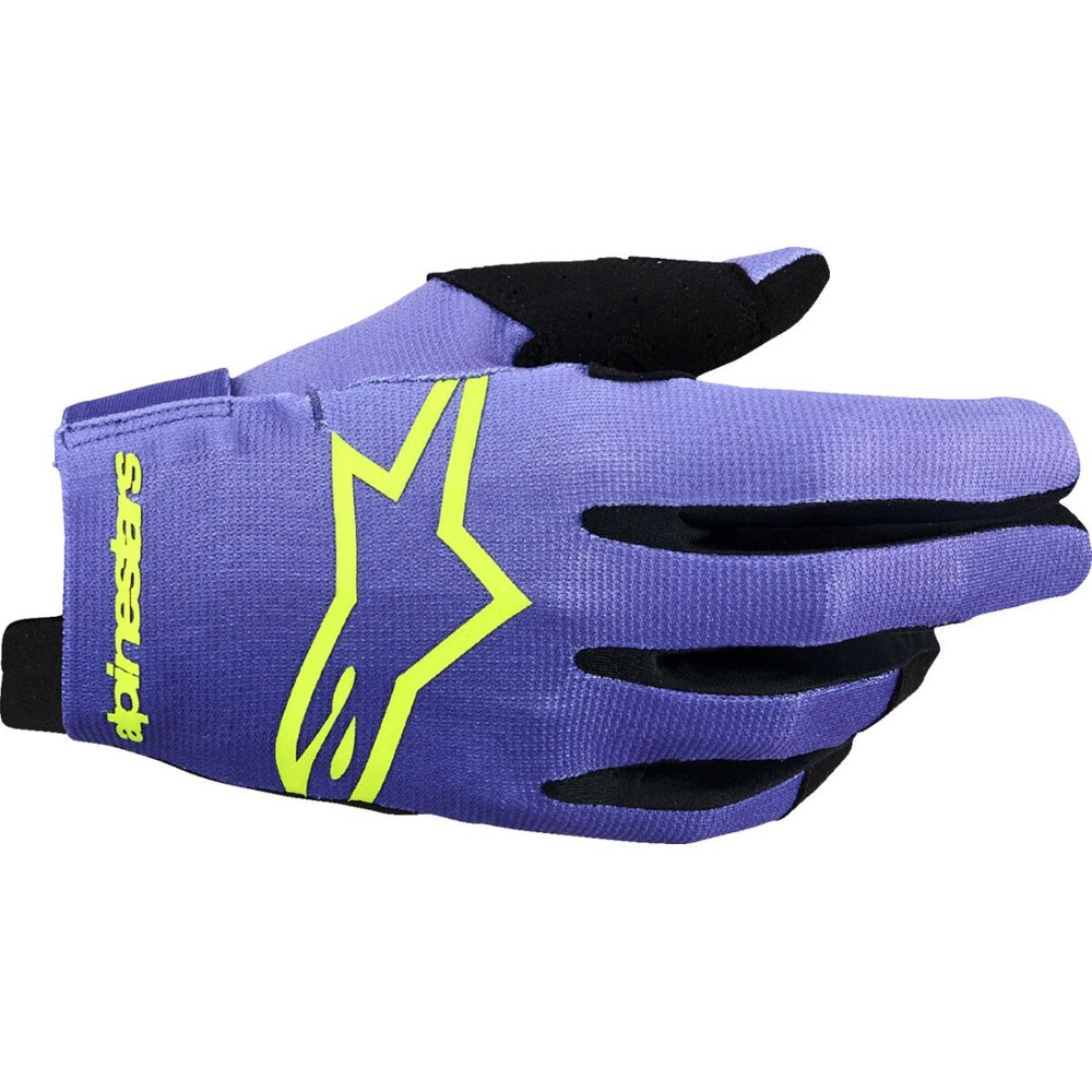ALPINESTARS Radar MX Gloves lila/Fluo gelb ALPINESTARS Radar MX Gloves lila/Fluo gelb
