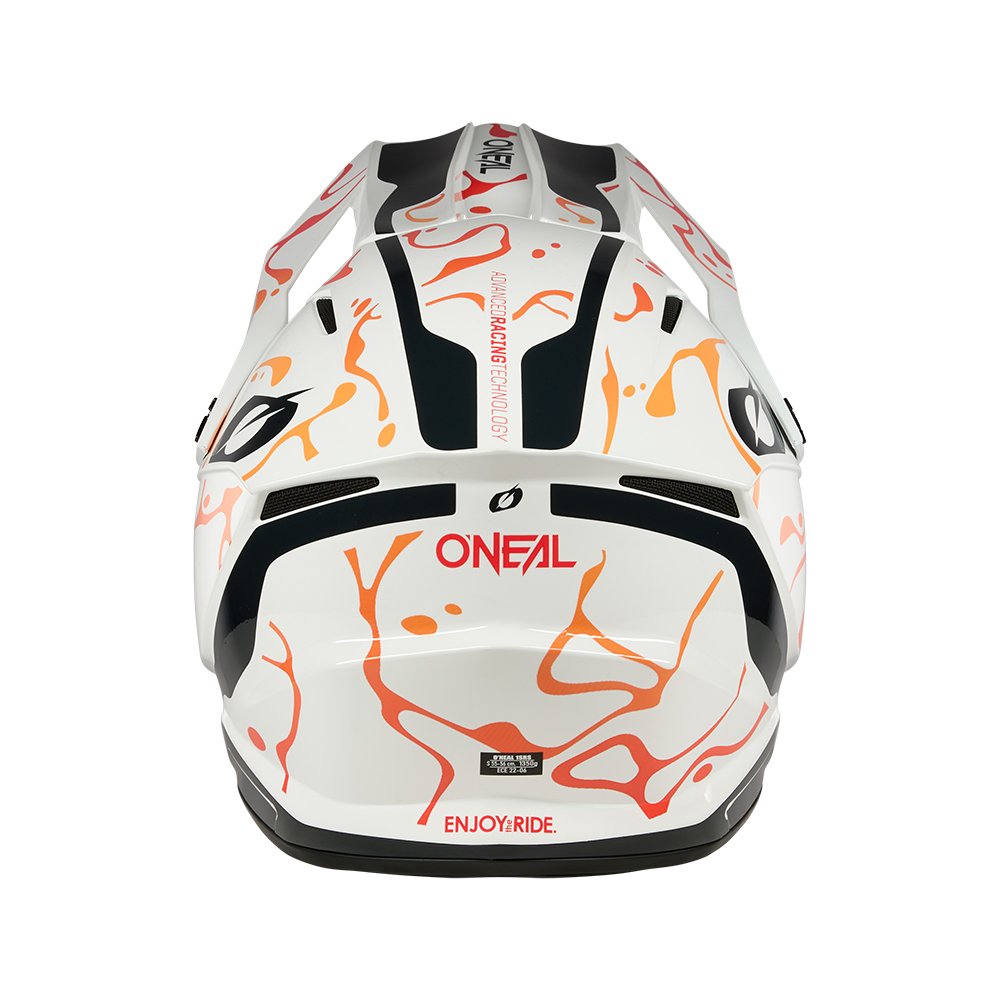 ONEAL 1SRS Motocross Helm Splash weiss/orange