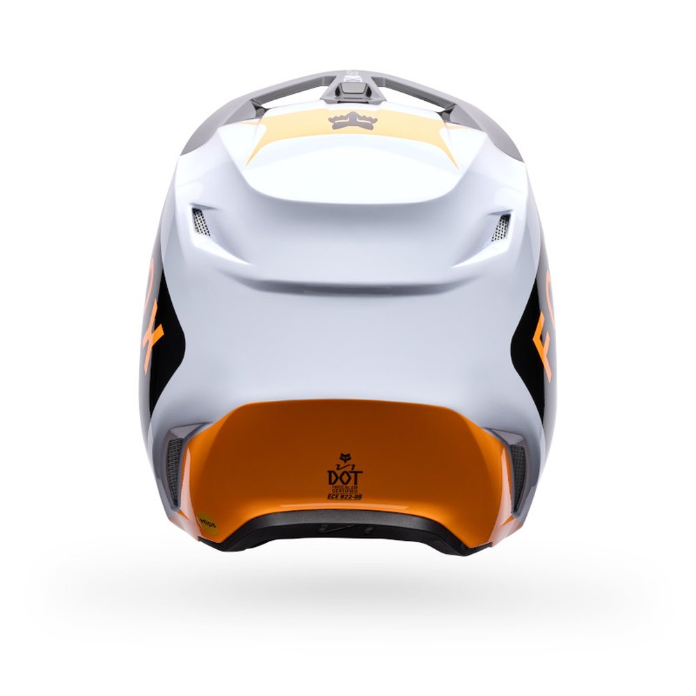 FOX YOUTH V1 NOBLE Motocross Helm schwarz/weiss