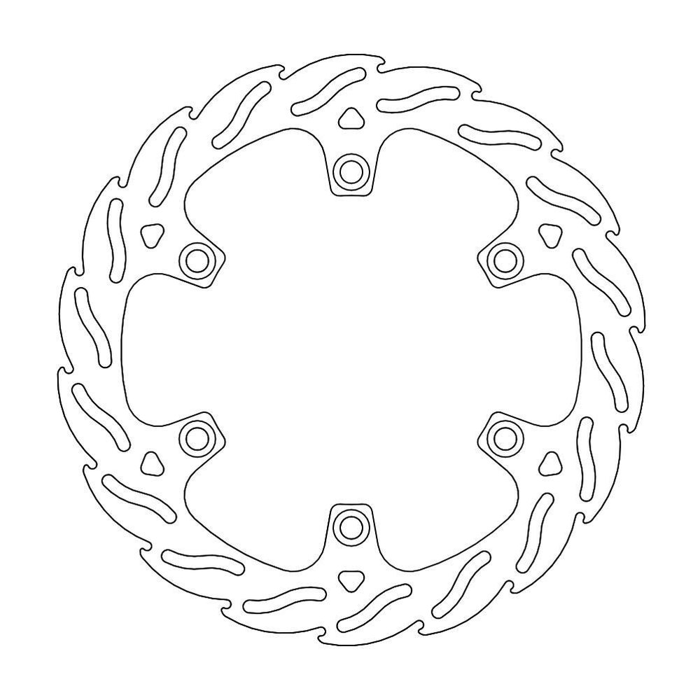 MOTO-MASTER Bremsscheibe Flame vorne