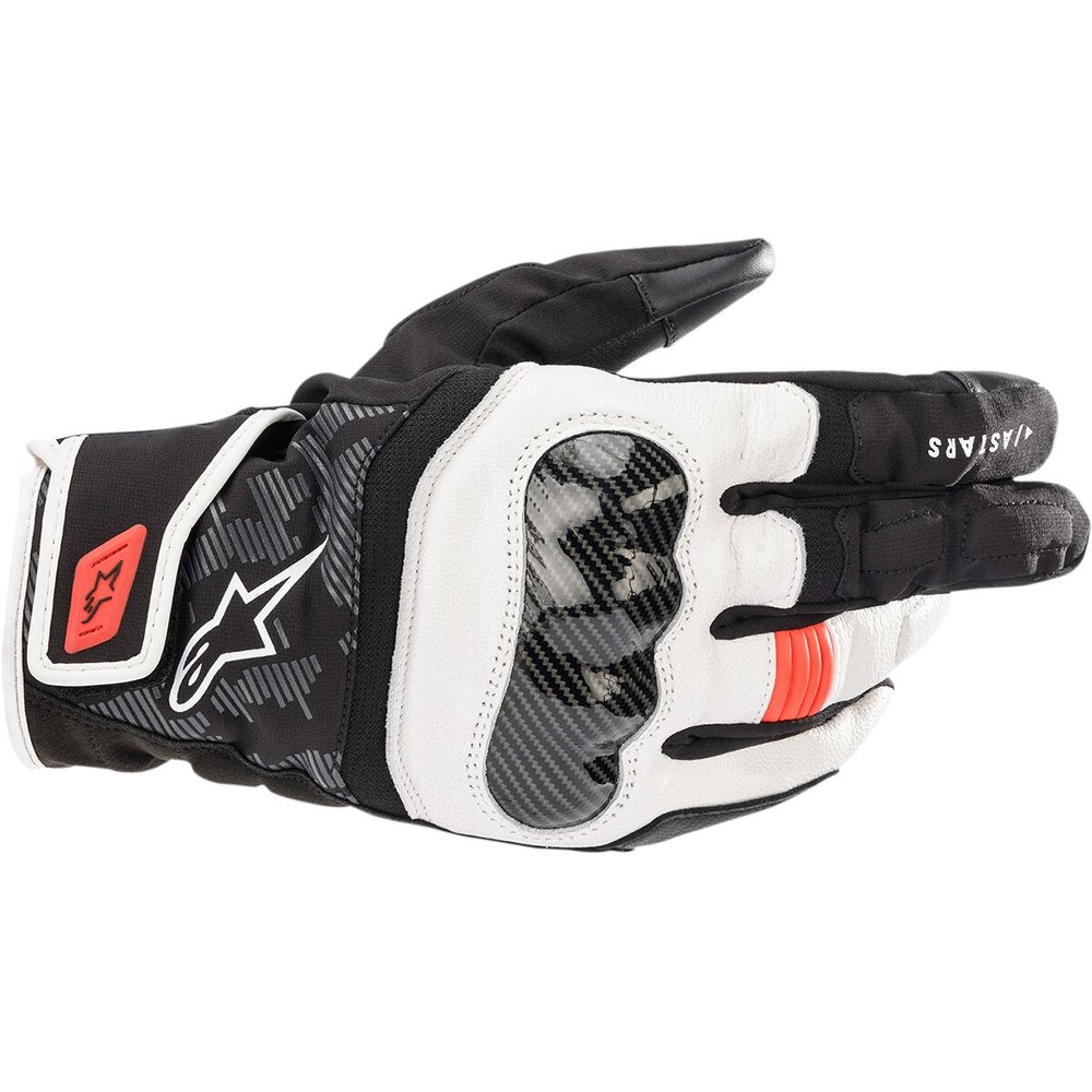 ALPINESTARS SMX Z Drystar® wasserdichte Motorrad Handschuhe schwarz weiss rot ALPINESTARS SMX Z Drystar® wasserdichte Motorrad Handschuhe schwarz weiss rot