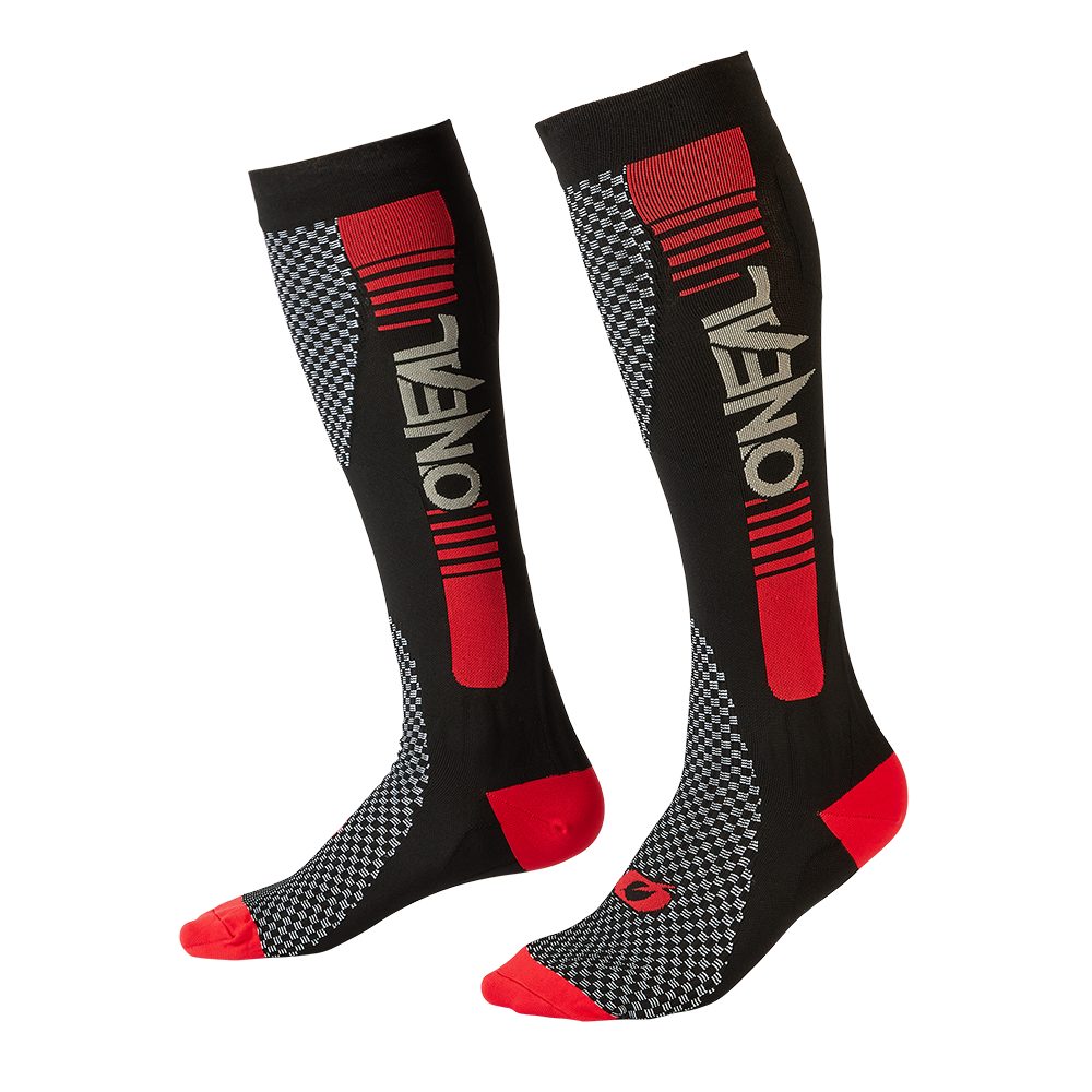 ONEAL Performance Stripe V.22 MTB Socken schwarz rot