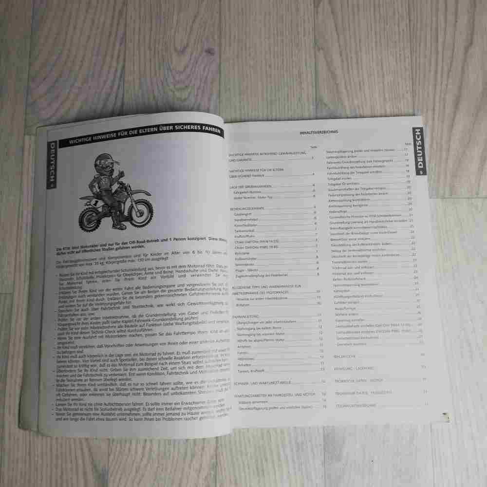 KTM 50 SX Pro Junior/Senior LC 2003 3.210.46 Motorrad-Handbuch gebraucht