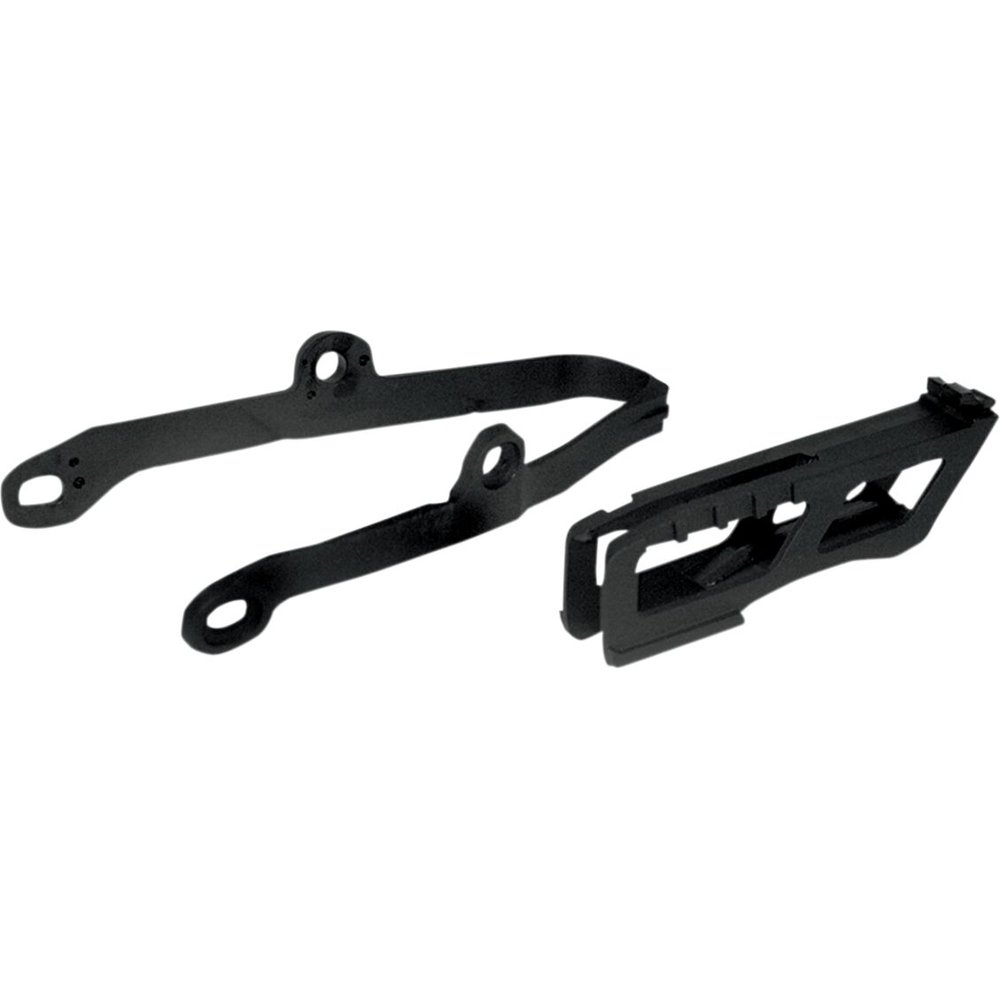UFO Kettenführungs- und Schwingen-Kettenschleifer-Set Kawasaki KX 09-16 schwarz