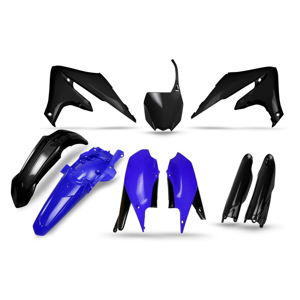 UFO Komplettes Karosserie-Kit Plastikteile Yamaha YZF18- schwarz blau