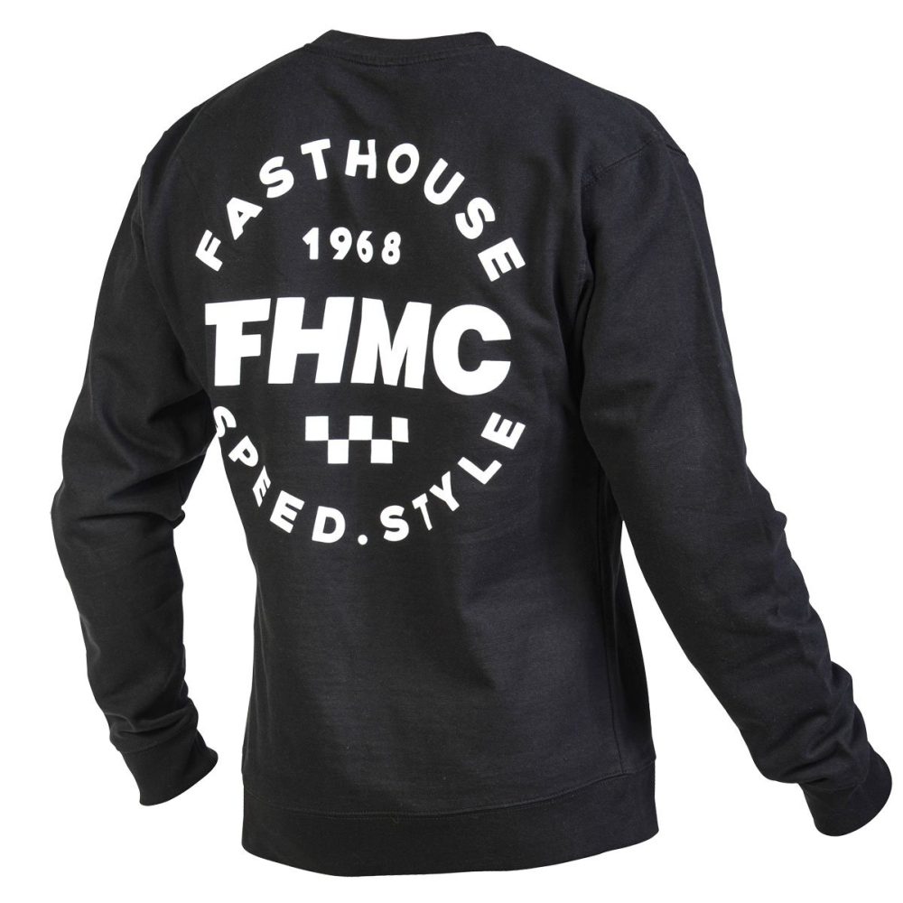 FASTHOUSE Helix Crew Pullover neck schwarz
