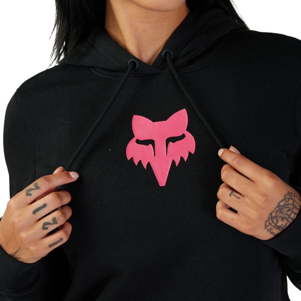 FOX W FOX HEAD FLEECE PO Hoodie für Frauen Schwarz/Pink