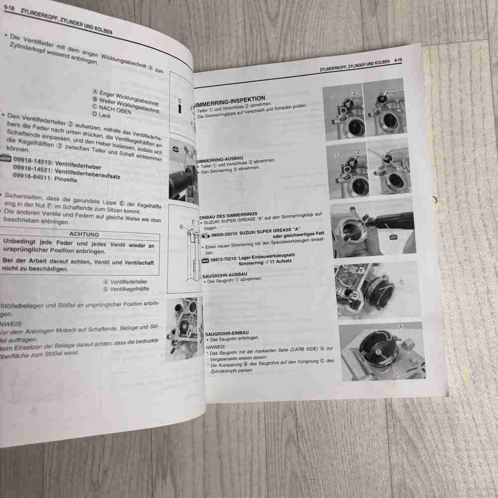 SUZUKI RM-Z 450 2007 99011-35G52-01K Motorrad-Handbuch gebraucht