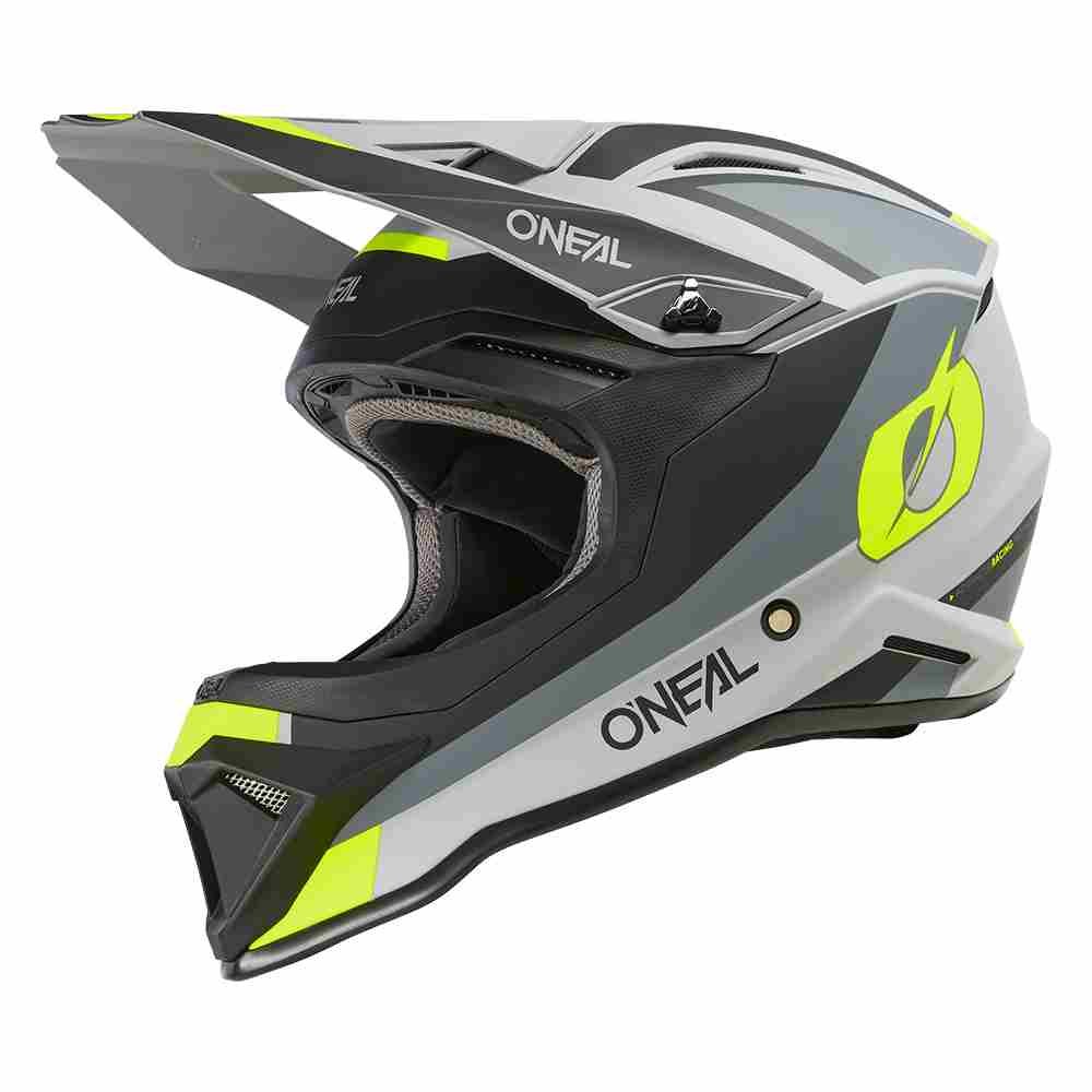 ONEAL 1SRS Steam Motocross Helm schwarz neon gelb