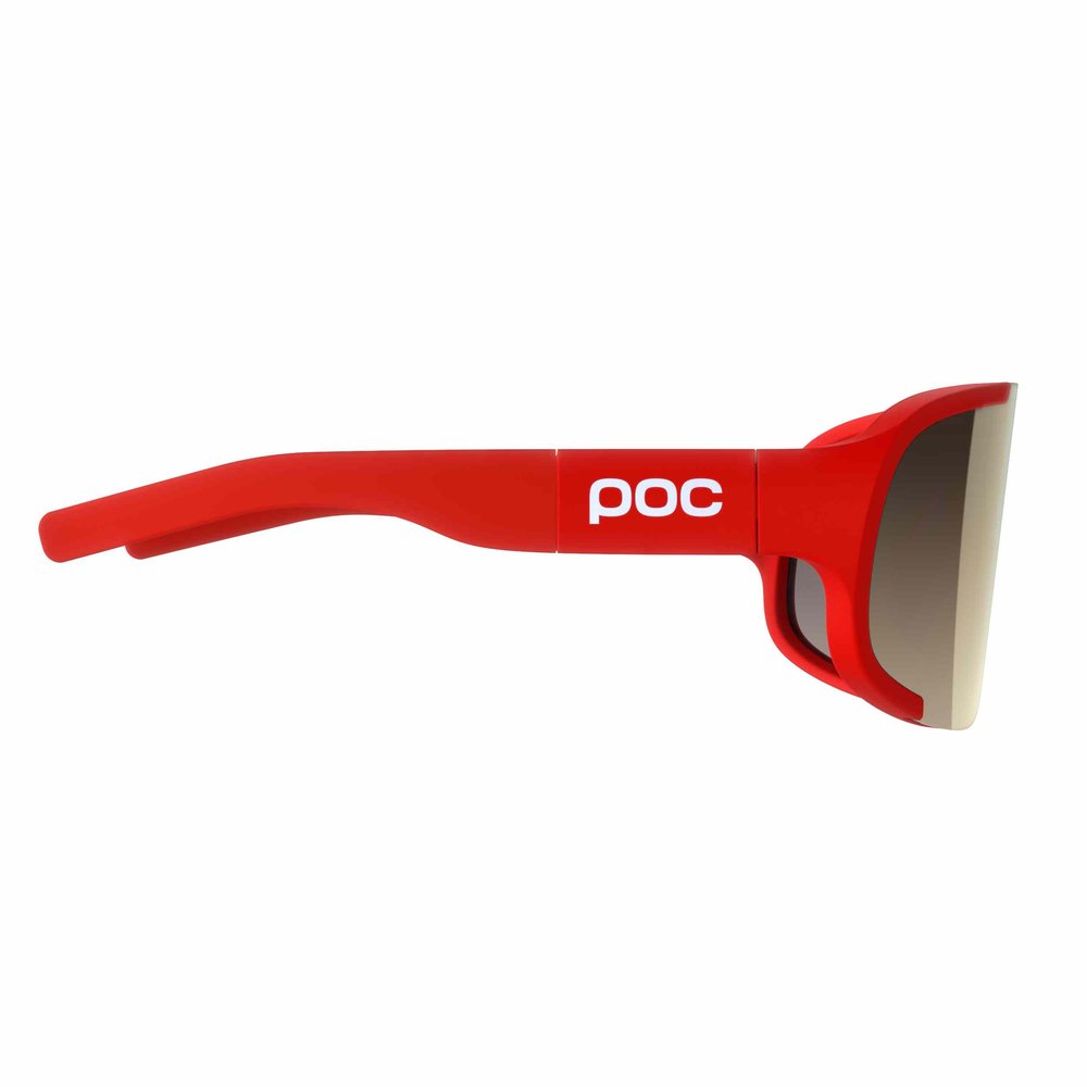 POC Aspire Gravel Brille Prismane Red/Clarity Road/Partly Sunny Gold