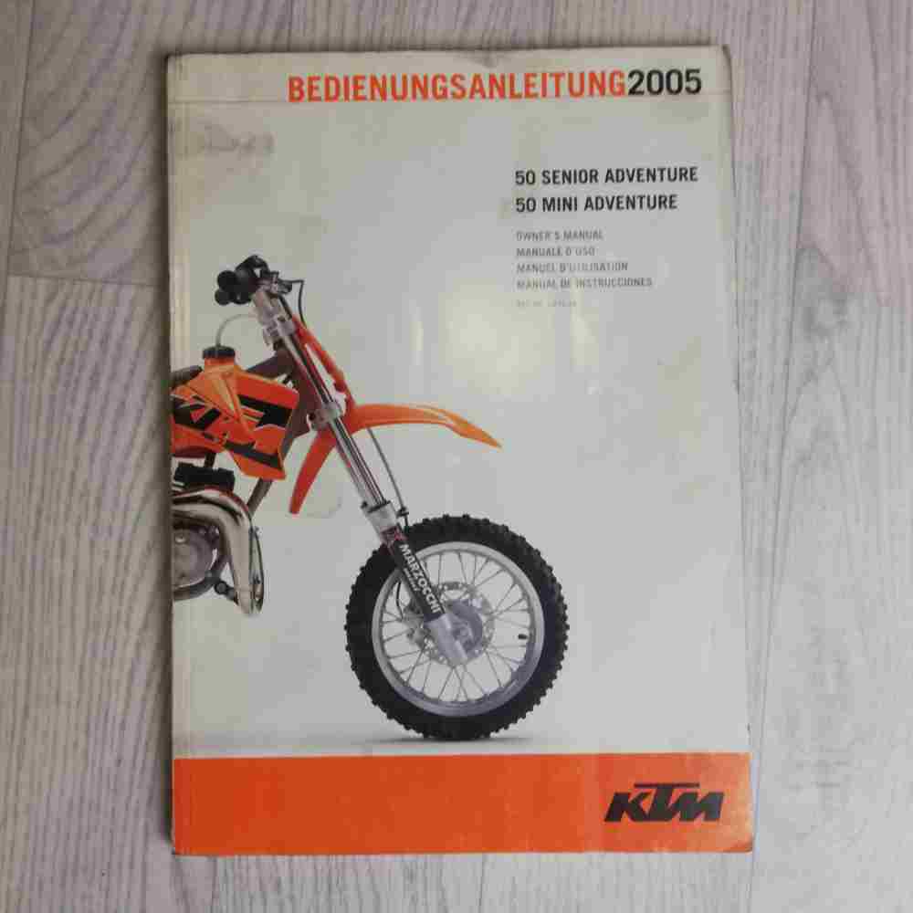 KTM 50 Senior Adventure/50 Mini Adventure 3.211.34 Motorrad-Buch gebraucht