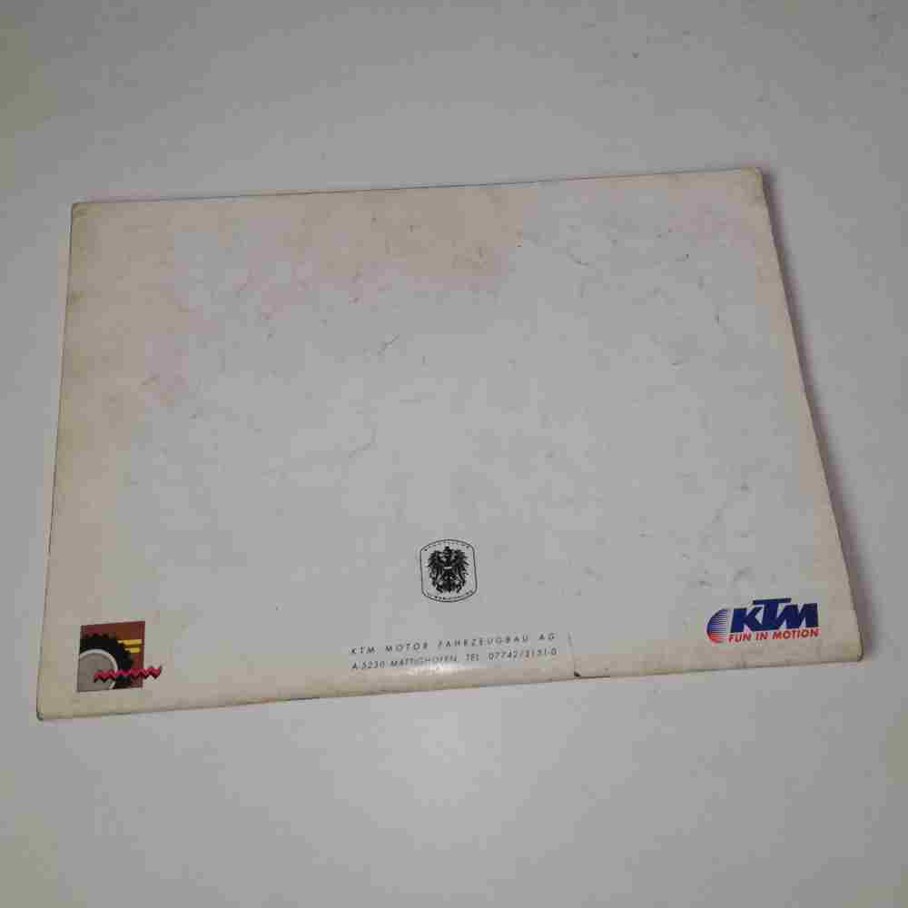 KTM 500/600 D-XC E-XC Motocross-Enduro 3.201.65 10.90 Motorrad-Handbuch gebraucht
