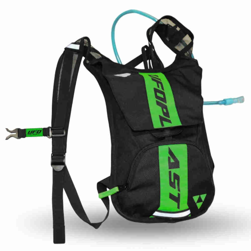 UFO Buggy Rucksack mit Trinksystem schwarz grün UFO Buggy Rucksack mit Trinksystem schwarz grün