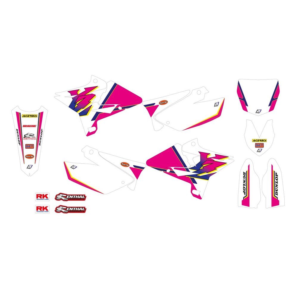 BLACKBIRD RACING Dekorsatz Retro Yamaha YZ
