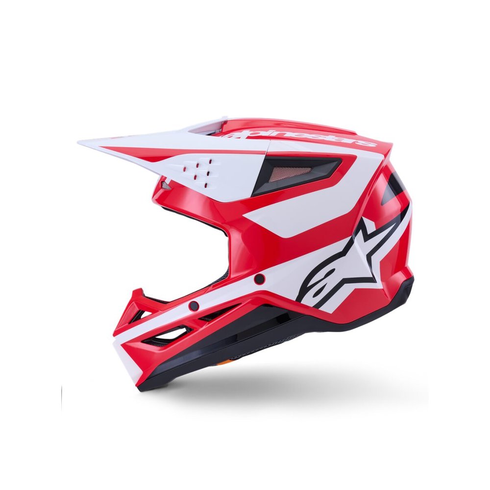 ALPINESTARS Supertech M3 Heat Motocross Helm rot/weiss/schwarz ALPINESTARS Supertech M3 Heat Motocross Helm rot/weiss/schwarz