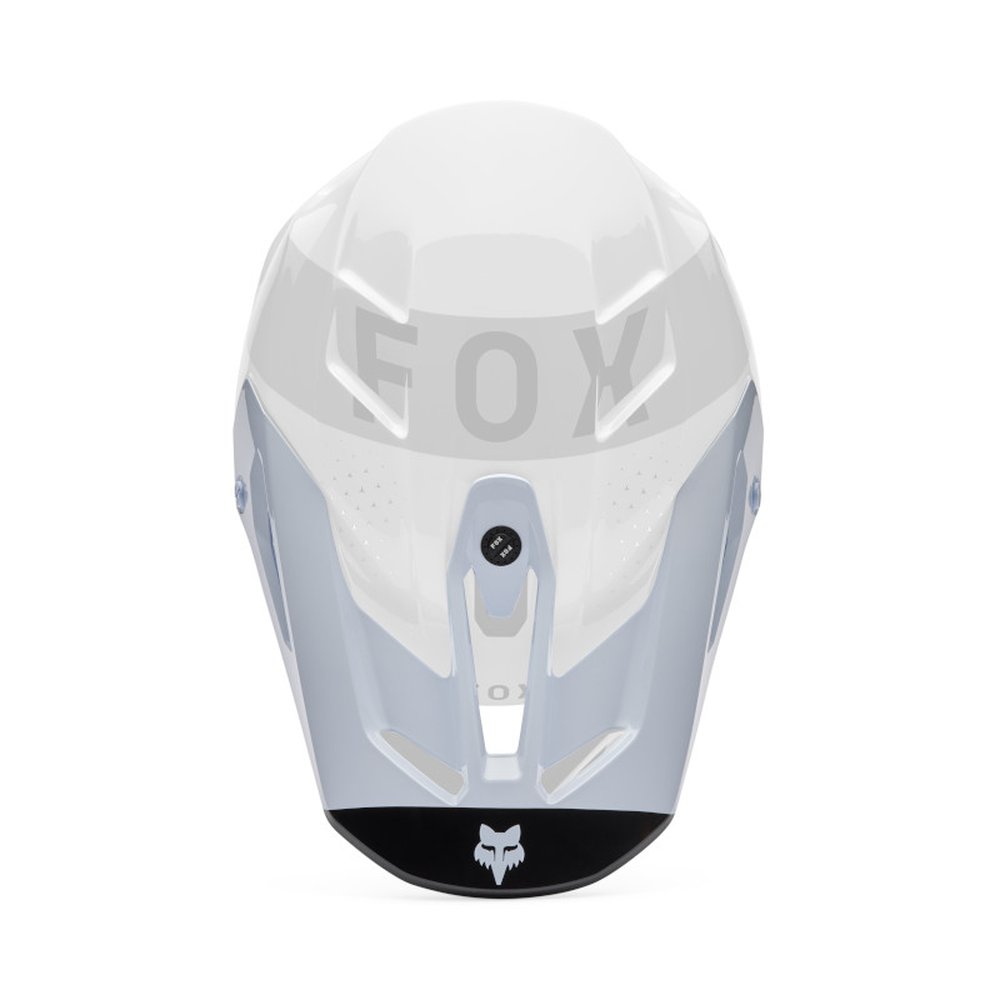 FOX V3 HELMET Helmschirm - TINE Weiss
