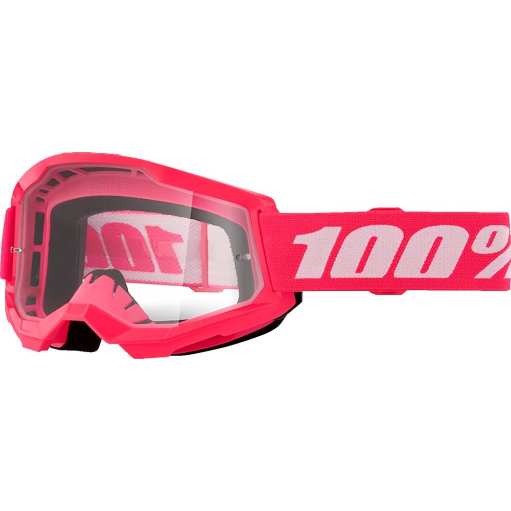 100% Strata 2 pink Kinder Brille klar