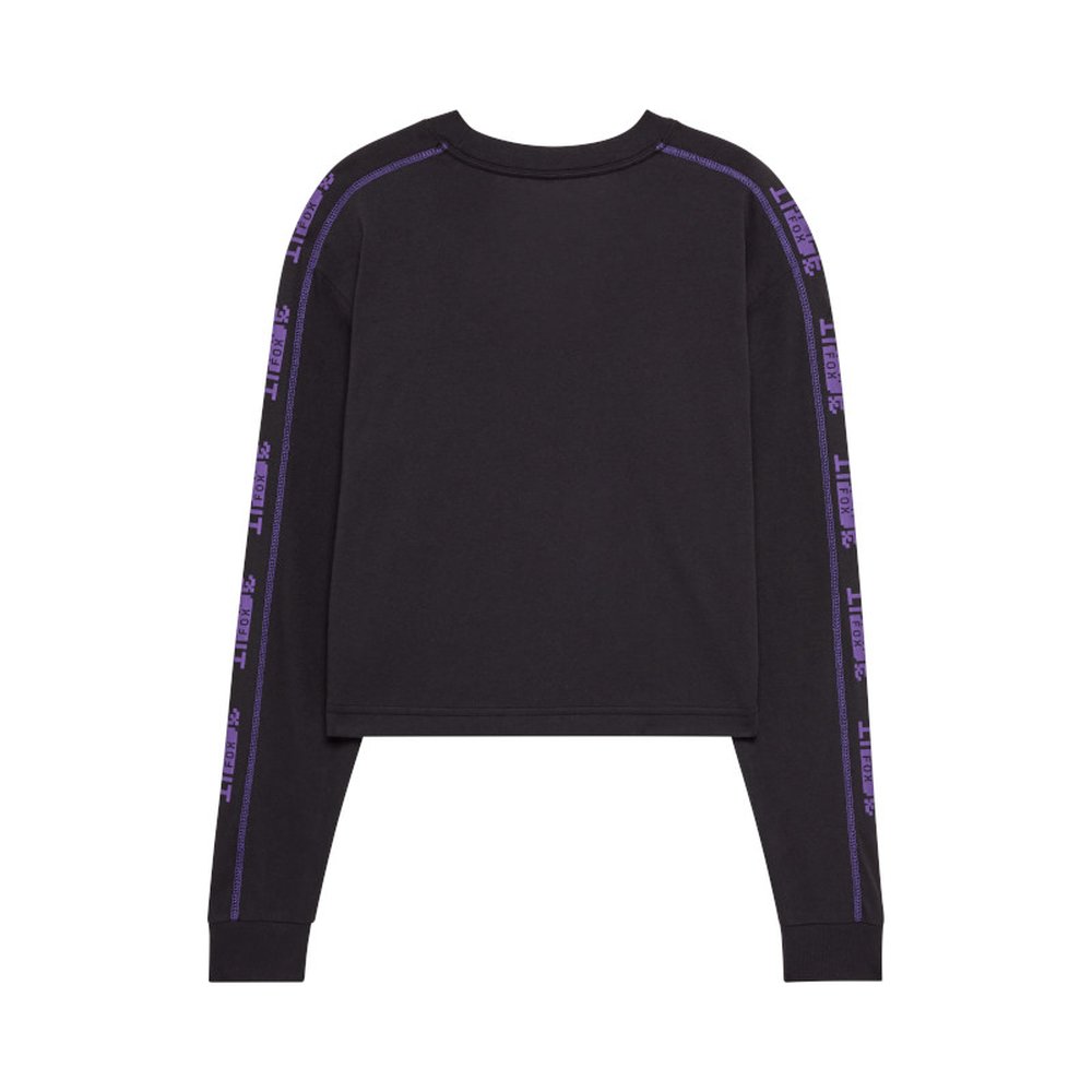 FOX W IMAGE PHANTOM LS Longsleeve T-Shirt CROP Black