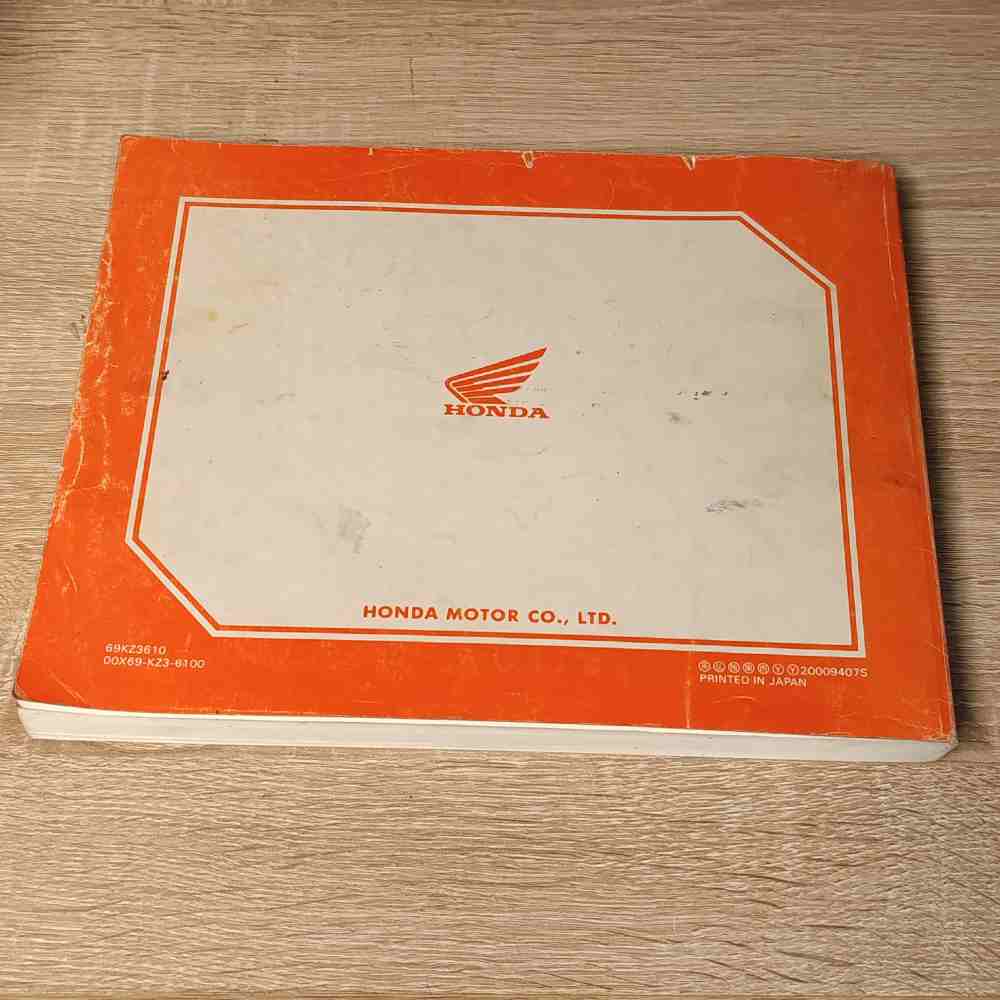 HONDA CR250R 1995 69KZ3610 00X69-KZ3-6100 Motorrad-Handbuch gebraucht