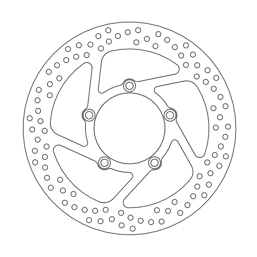 MOTO-MASTER BRAKE ROTorange FIX Round LEvorne