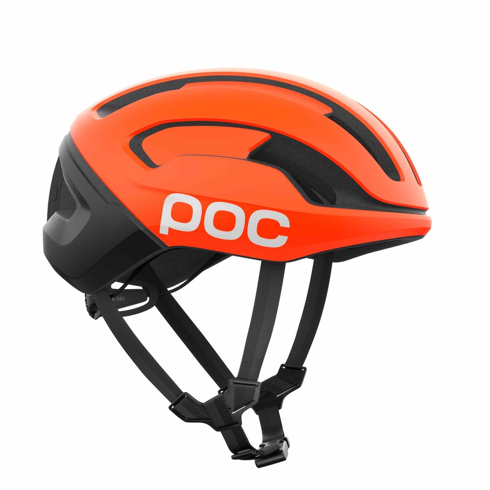 POC Omne Beacon MIPS Gravel Helm Fluorescent Orange Matt/Uranium Black Matt