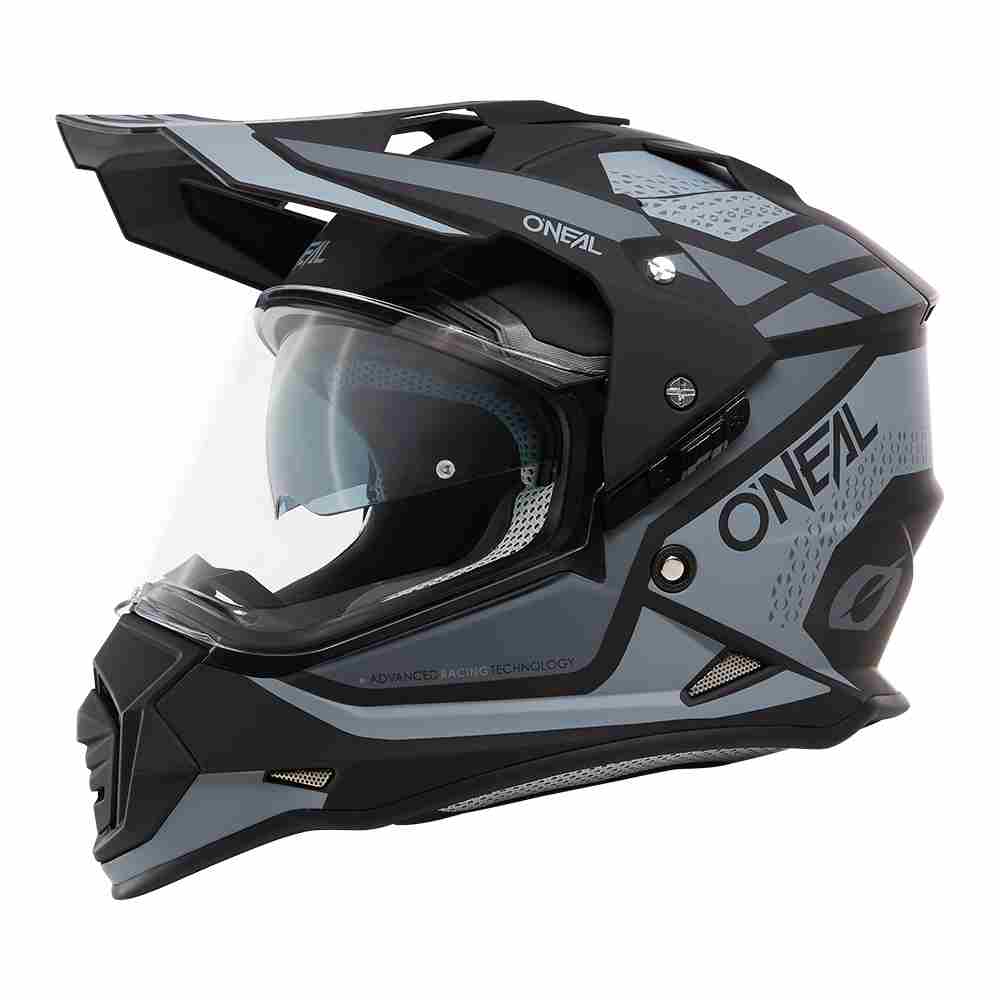 ONEAL Sierra R Enduro Motorrad Helm schwarz grau