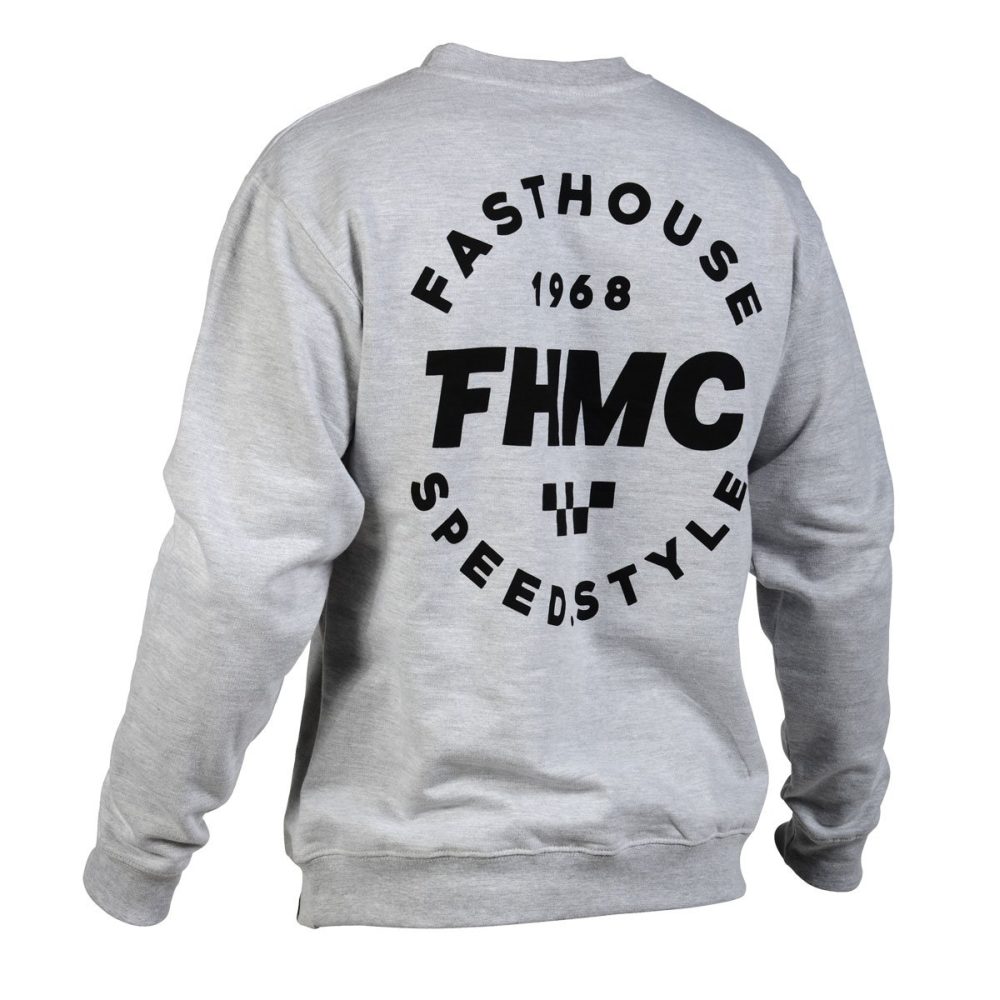 FASTHOUSE Helix Crew Pullover grau