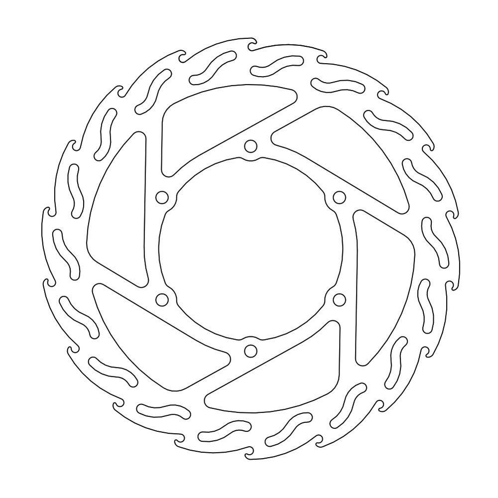 MOTO-MASTER BRAKE ROTorange FIX Flame LEvorne