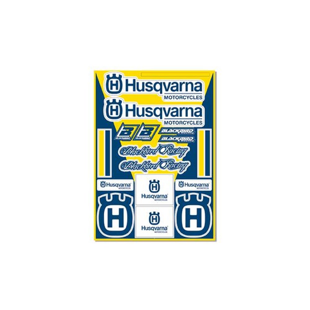BLACKBIRD RACING Decal Logo Aufkleber-Set Husqvarna