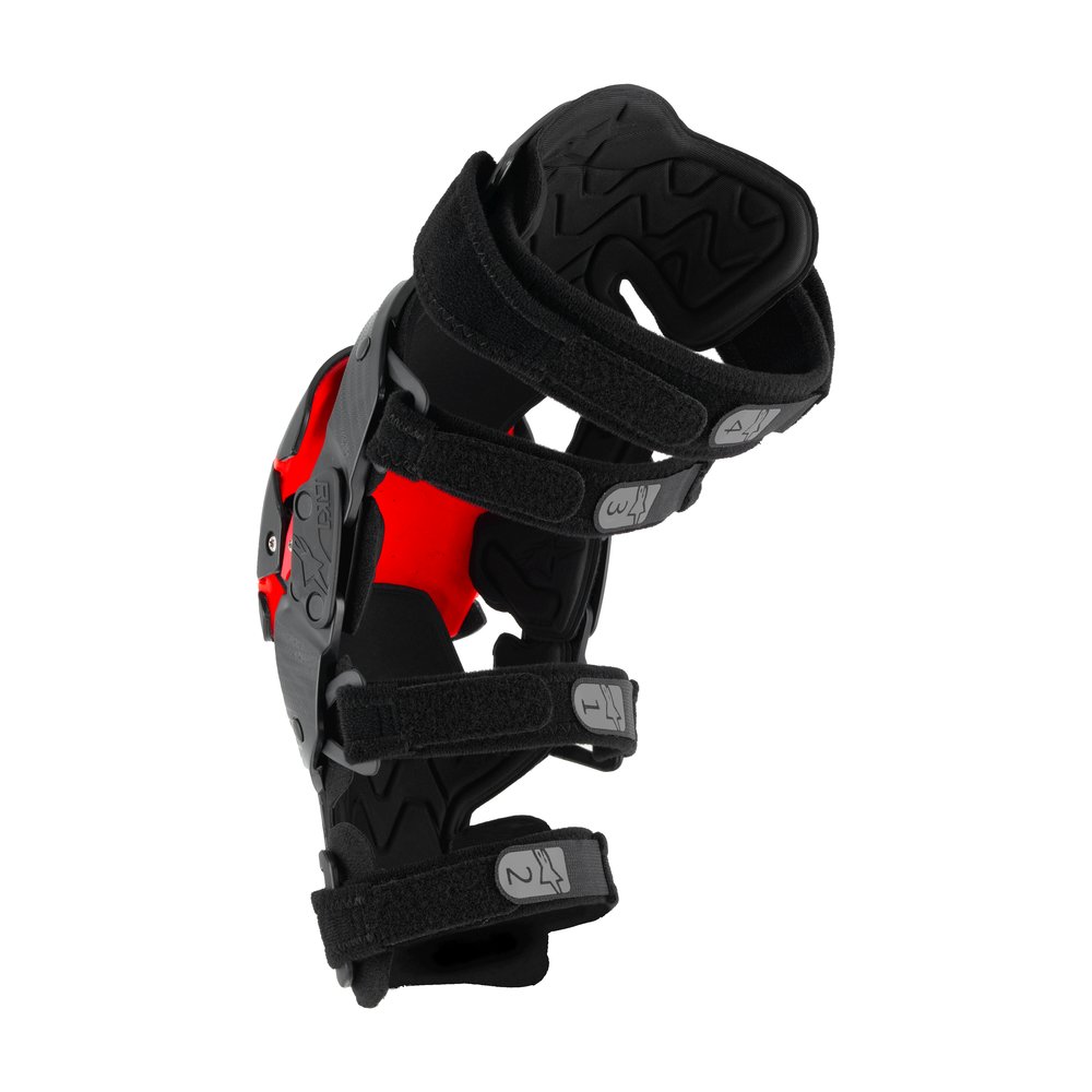 ALPINESTARS RK-1 Plasma Knieorthesen schwarz rot ALPINESTARS RK-1 Plasma Knieorthesen schwarz rot
