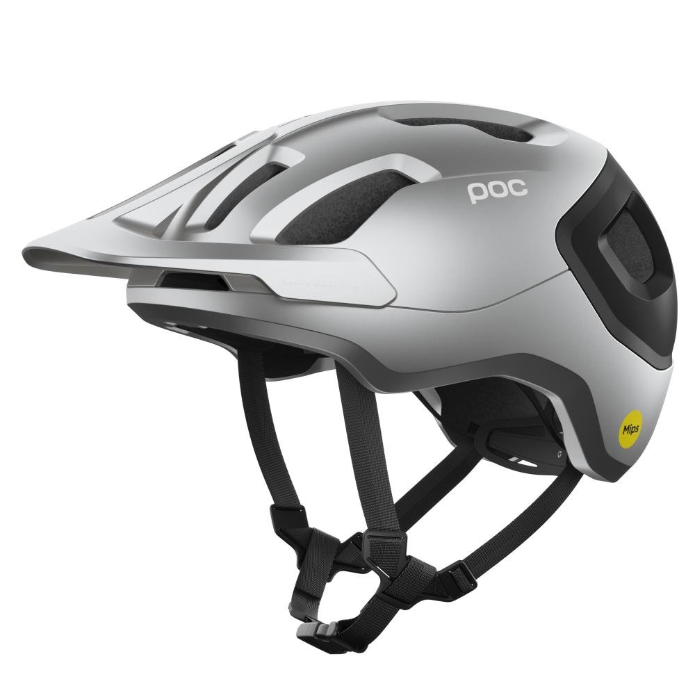 POC Axion Race Mips MTB Helm uranium schwarz/argentite silber matt