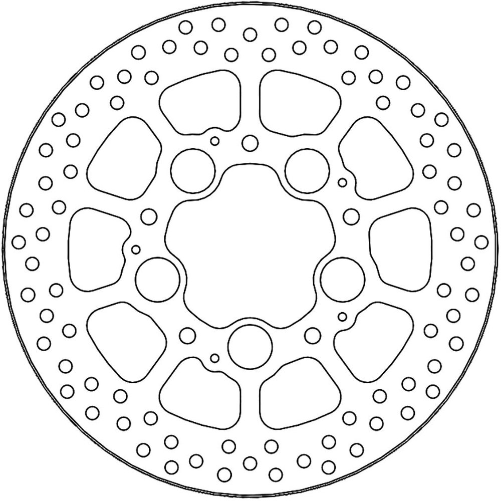 MOTO-MASTER Bremsscheibe Halo hinten