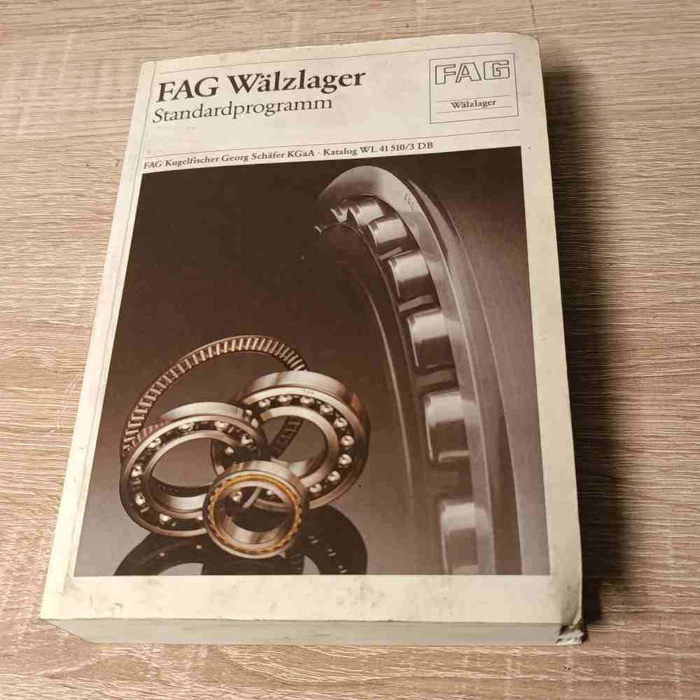 FAG Wälzlager-Standardprogramm Ausgabe 1991 WL 41 510/3 DB/66/3/91 Wälzlager-Handbuch gebraucht