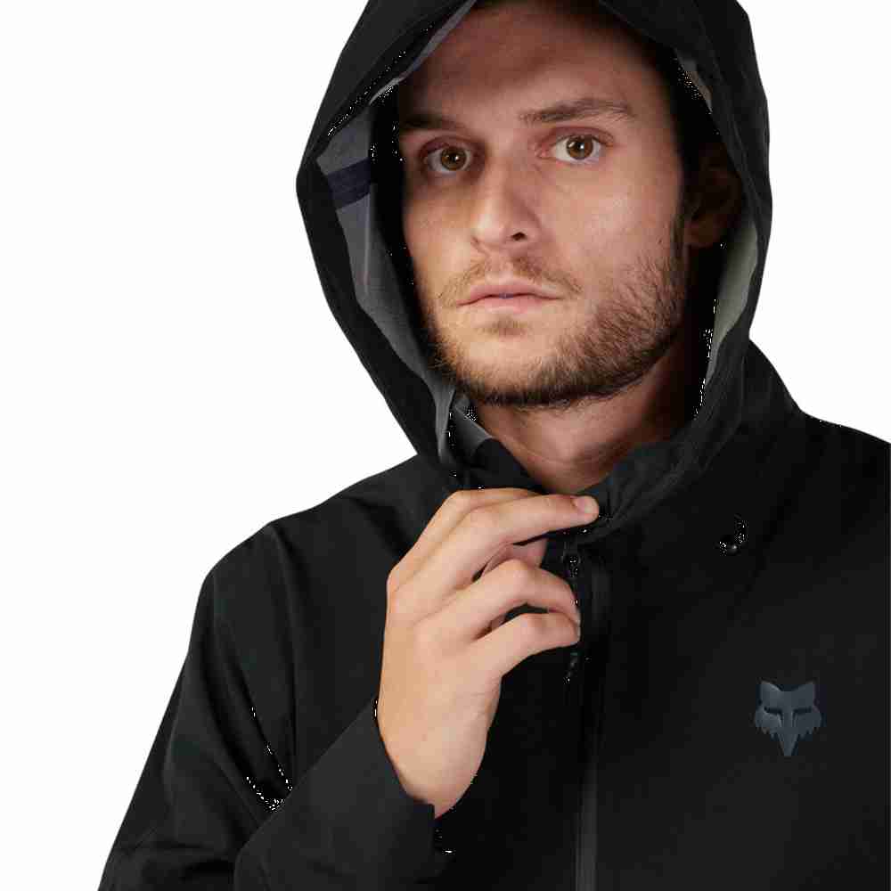 FOX DEFEND 3L WATER JACKET Regenjacke Schwarz