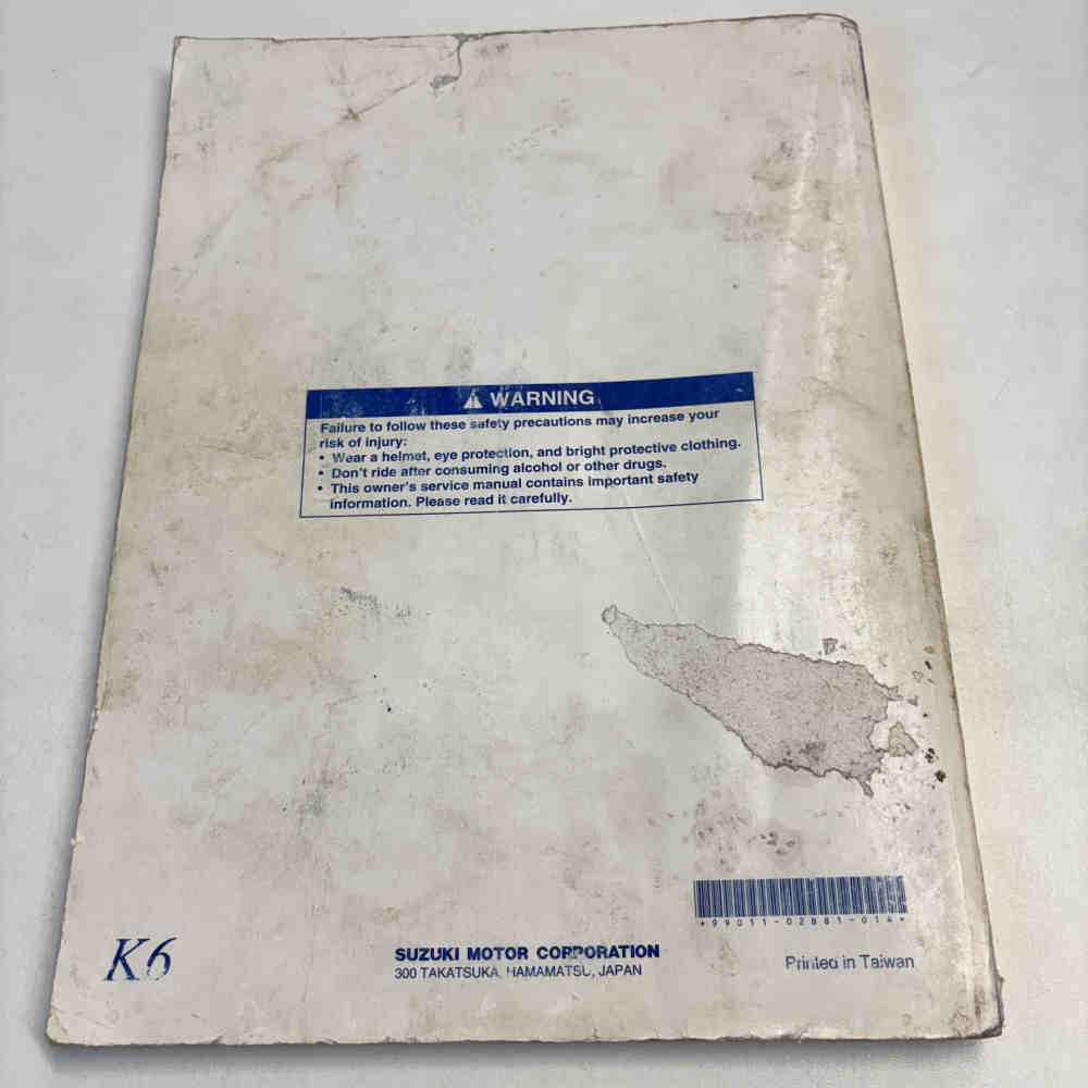 SUZUKI RM 85/L 2006 99011-02B81-01A Motorrad-Handbuch gebraucht