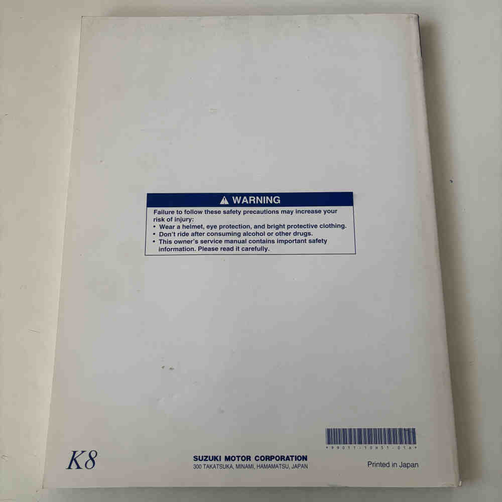 SUZUKI RM-Z 250 2008 99011-10H51-01A Motorrad-Handschuhe gebraucht