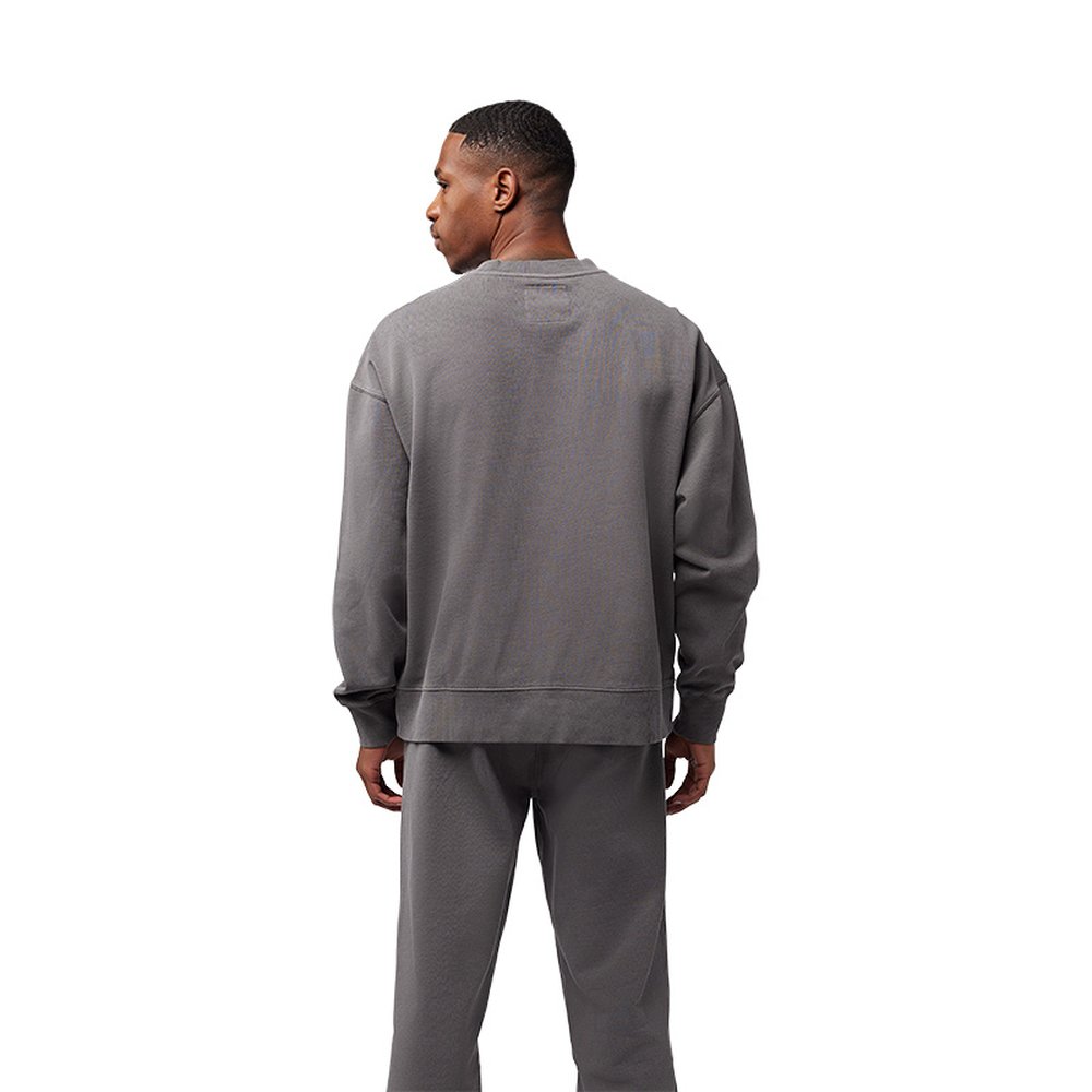 FOX WORDMARK OVERSIZED FLEECE CREW Sweatshirt Pewter