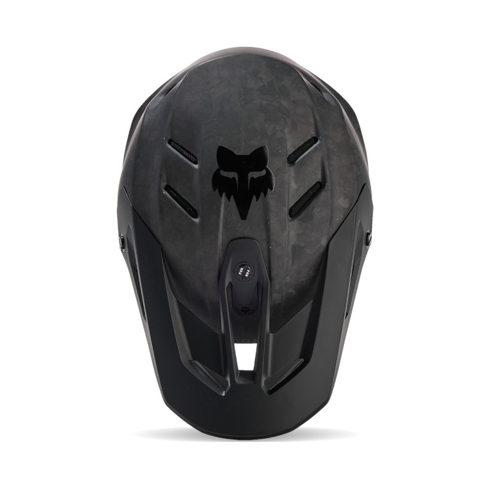 FOX V3 RS CARBON SOLID Motocross Helm Matt Schwarz