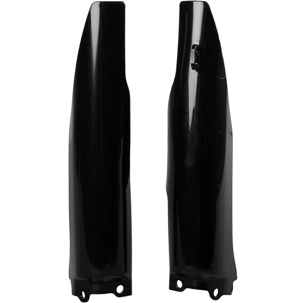 POLISPORT Gabelschützer für Suzuki RMZ 250 / Kawasaki KX 125/250 2004 schwarz