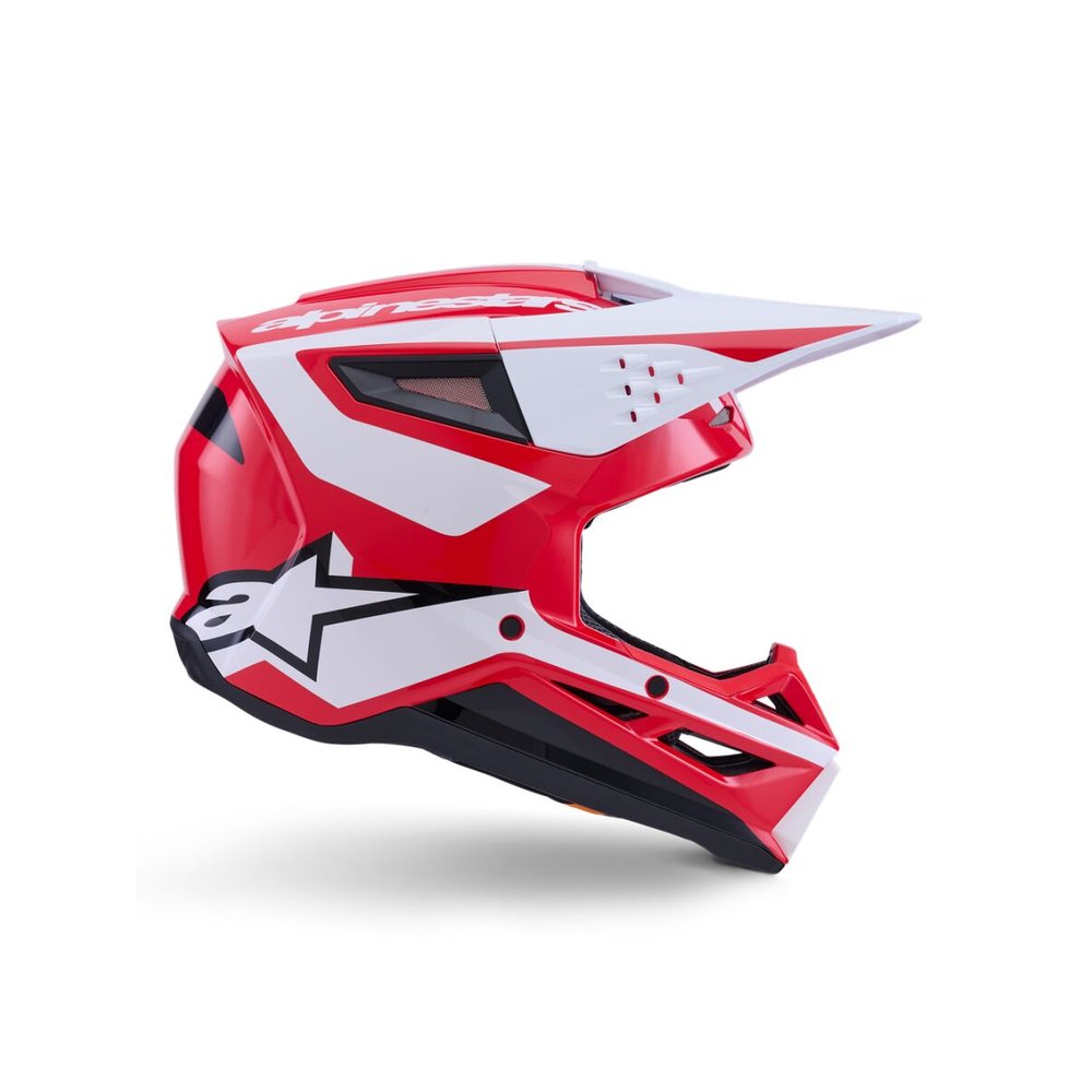 ALPINESTARS Supertech M3 Heat Motocross Helm rot/weiss/schwarz ALPINESTARS Supertech M3 Heat Motocross Helm rot/weiss/schwarz