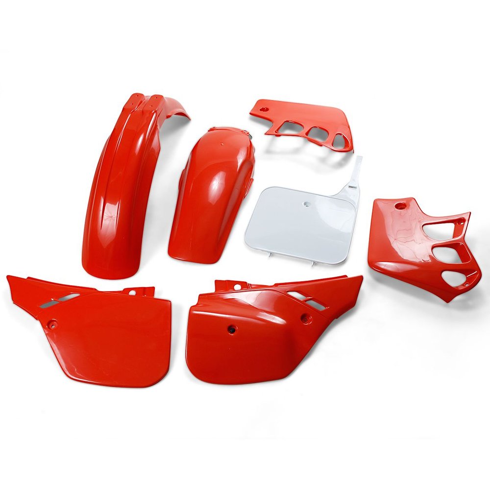 UFO Komplettes Karosserie-Kit Plastikteile Honda CR500 89-90 OEM Farbe UFO Komplettes Karosserie-Kit Plastikteile Honda CR500 89-90 OEM Farbe